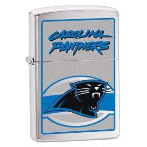    Zippo Carolina Panthers High Polish Chrome Lighter: Jewelry