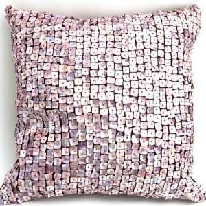  Mother of Pearl Pillow in Purple Plum: Home & Kitchen