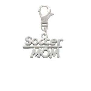  Soccer Mom Silver Clip On Charm [Jewelry]: Jewelry