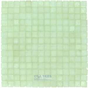  Majesta tiles   3/4 seaside glass tile in clear white 