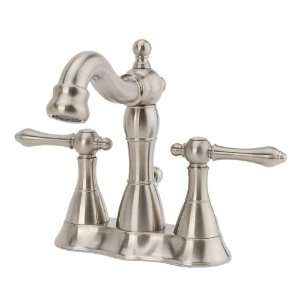  Fontaine Bellver Centerset Bathroom Faucet   Brushed 