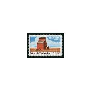   : North Dakota   Plate Block of Four 25 Cent Stamps: Everything Else