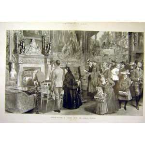   1901 Holiday Visitors Windsor Castle Begg People Print: Home & Kitchen