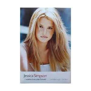   Jessica Simpson   I Wanna Love You Forever   77x52cm: Home & Kitchen