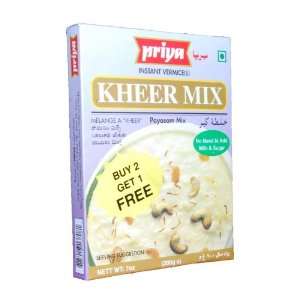 Priya Instant Vermicelli Kheer Mix 7 Oz:  Grocery & Gourmet 