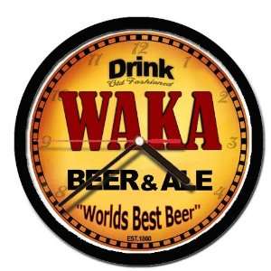  WAKA beer and ale cerveza wall clock: Everything Else