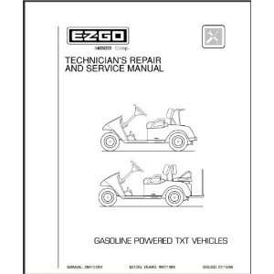  E Z GO 28410G01 1997 1998 Technicians Service and Repair 