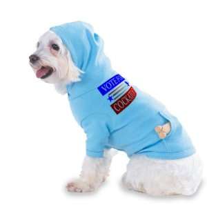  VOTE FOR COCKATOO Hooded (Hoody) T Shirt with pocket for 