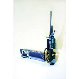  HALO 3: Sniper Rifle PVC Keychain: Toys & Games
