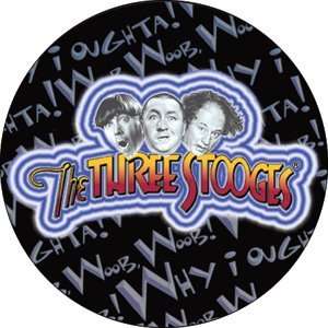  Three Stooges Logo Button B 0782 Toys & Games