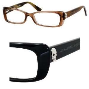   Eyeglasses Alexander McQueen 4184 0807 Black: Health & Personal Care