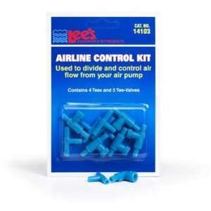   : Airline Control Kit W/4 Plastic Tees & 5 2way Valves: Pet Supplies