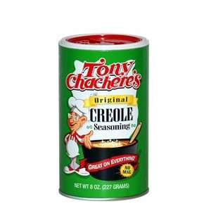 Tony Chacheres Creole Seasoning 8 oz:  Grocery & Gourmet 