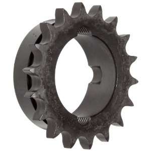 Sprocket, Hardened Teeth, Taper Bushed, Type B Hub, Single Strand, 08B 