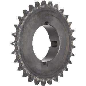 Sprocket, Hardened Teeth, Taper Bushed, Type B Hub, Single Strand, 08B 