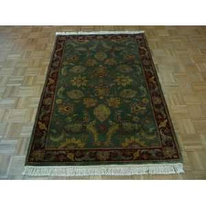  4x5 Hand Knotted Agra India Rug   40x511: Home & Kitchen