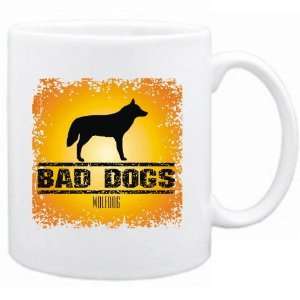  New  Bad Dogs Wolfdog  Mug Dog: Home & Kitchen