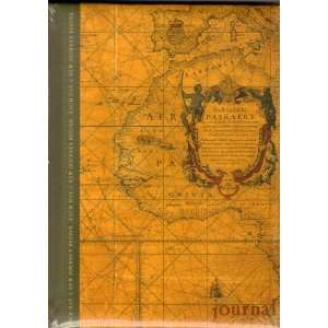  Antique Map Blank Travel Journal