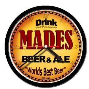  MADES beer and ale cerveza wall clock: Everything Else