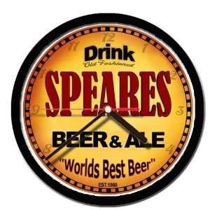  SPEARES beer and ale cerveza wall clock: Everything Else