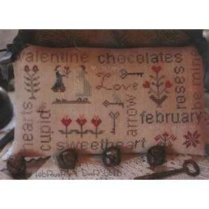  Februarys Door Bells Word Play   Cross Stitch Pattern 