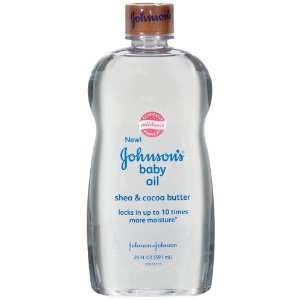 Johnsons, Baby Oil Shea & Cocoa Butter, 20 fl oz:  Grocery 