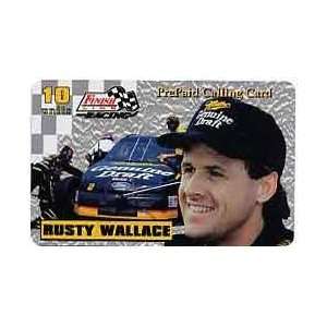  Collectible Phone Card 10u Platinum Series Rusty Wallace 
