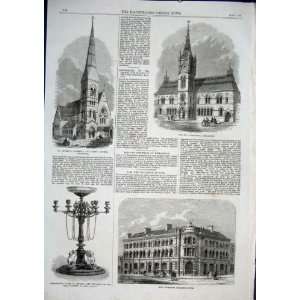  Townhall Dumbarton, St Andrews Church Camberwell 1866 