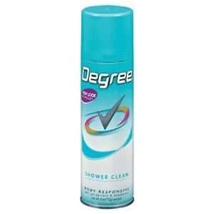  Degree Aerosol Antiperspirant & Deodorant Shower Clean 