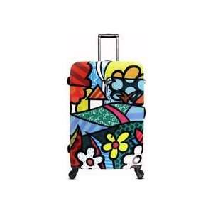  Britto Collection By Heys USA Flowers 30 Spinner Case 