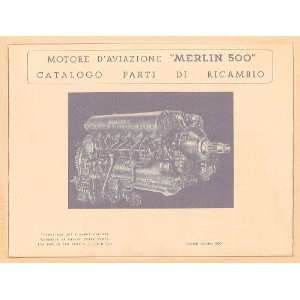  Rolls Royce Packard FIAT Motori Aviazione Merlin 500 20 