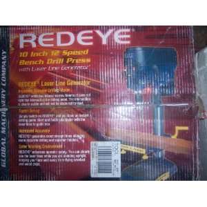 GMC Redeye 10/12 Speed Bench Drill Press with Laser Line 