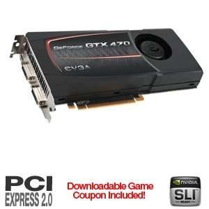    EVGA GeForce GTX 470 SC+ 1280MB w/FREE SC II TRIAL Electronics