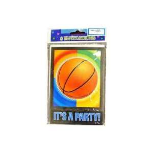  birthday party invitation sports themed  8 per pack   Pack 