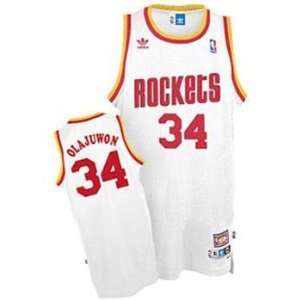 Hakeem Olajuwon Houston Rockets Swingman Retro Home Jersey   XL 