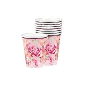  18 Ct. Blossoms Mis Quince Anos 9 Oz. Paper Cups: Health 