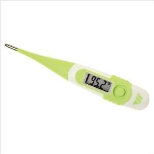   DMI MHI15736000 Digital Thermometer, 9 Second, Flex Tip, White/Green