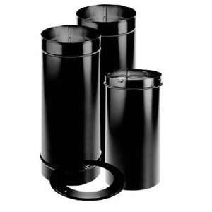 DuraVent 1692 Black DuraBlack 6 Single Wall Stove Pipe Kit. Includes 