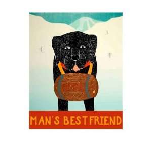  Mans Best Friend by Stephen Huneck, 13x19