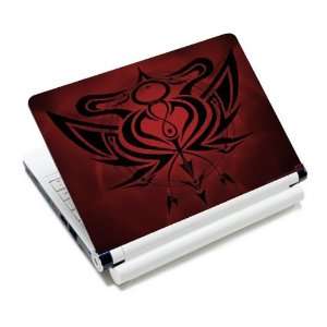  Red Art Decal Laptop Notebook Protective Skin Cover 
