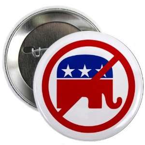 DEMOCRAT Say No Republican Elephant Conservative Politics 2.25 Pinback 
