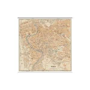  Mapa Di Roma, 1898 Poster Print: Home & Kitchen