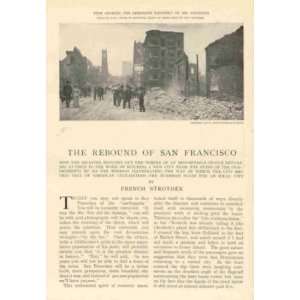  1906 Rebuilding San Francisco After Earthquake: Everything 