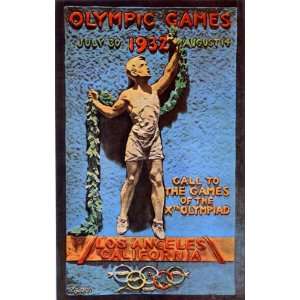  Olympics Poster Los Angeles 1932 Poster