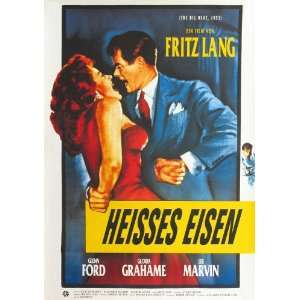  The Big Heat (1953) 27 x 40 Movie Poster German Style A 