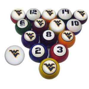  West Virginia WVU Mountaineers Billiard/Pool 8/Cue 16 Ball 