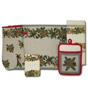  Eros Hosiery NIDF551 KPS Poinsettia Kitchen Towel  Case of 