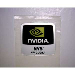 NVIDIA NVS With CUDA Logo Stickers Badge for Laptop and Desktop Case 