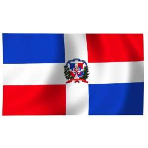  Dominican Republic Flag (With Seal) 3X5 Foot Nylon PH 
