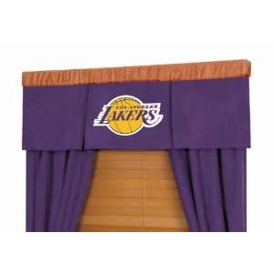  NBA LOS ANGELES LAKERS MVP Micro Suede Valance: Home 